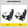 VEVOR GTA-F Model Racing Simulator Cockpit Gaming Chair Driving Simulator with Real Racing Seat and Gear Shifter Mount