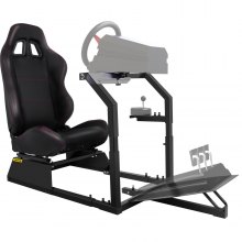 Chaise de jeu de cockpit de simulateur de course avec support pour Logitech G920 G29 Ps3 Xbox360
