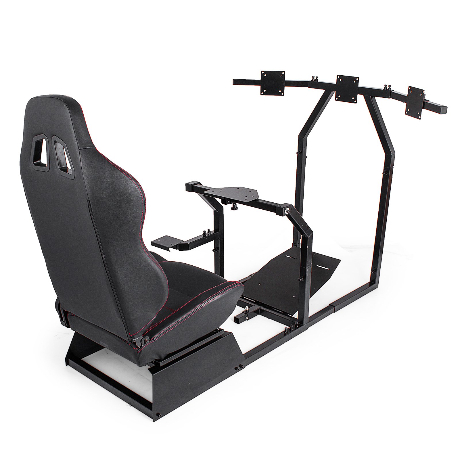 Vevor Simulator Cockpit Gta-f Gaming Chair Racing Steering Wheel Stand Monitor Stand