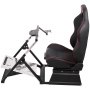 VEVOR V2 GT Adjustable Racing Seat Gaming Chair Thrustmaster Wheels T500 RS and Logitech Wheels G27, G29, G920 Racing Simulator Cockpit