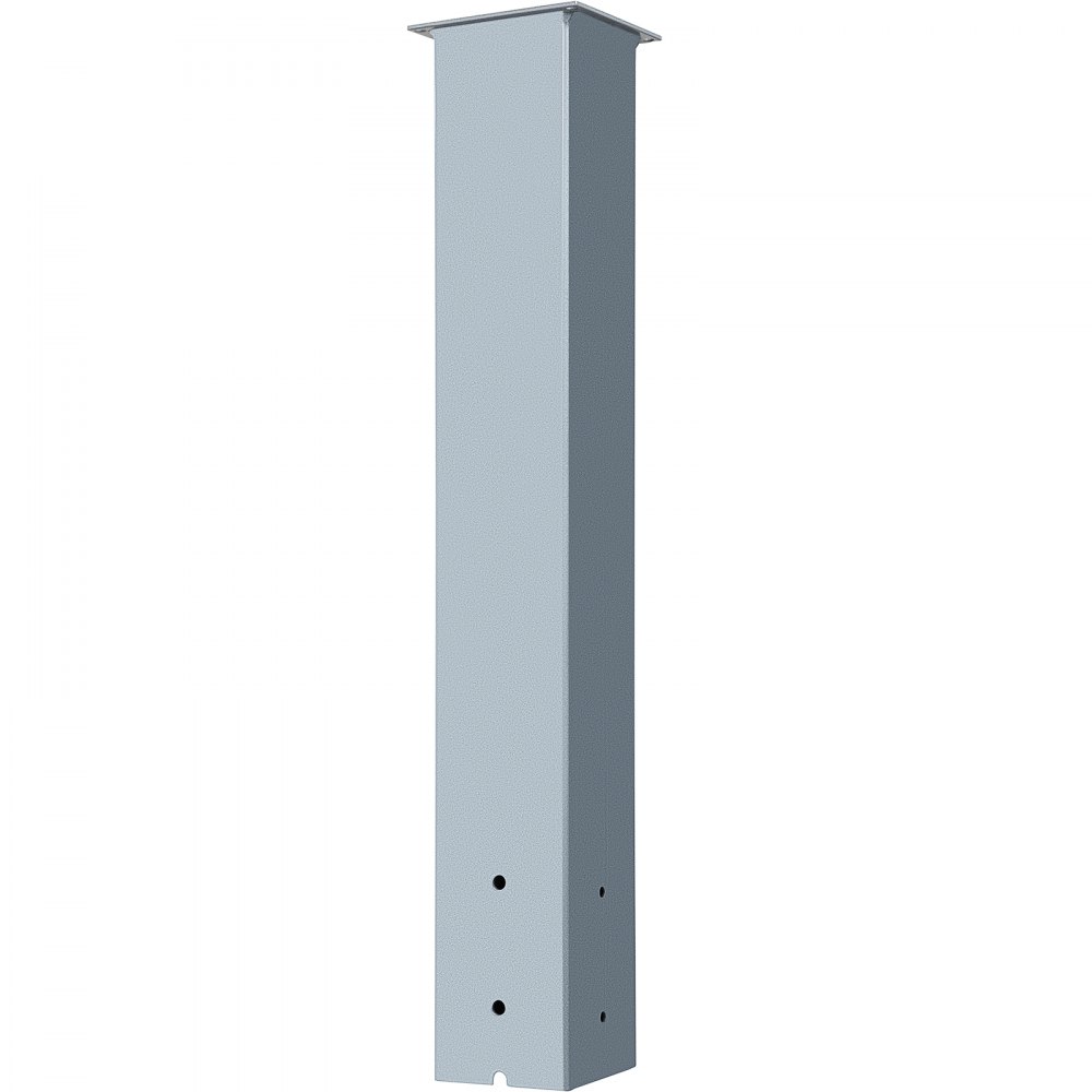 VEVOR Mailbox Post, 27" High Mailbox Stand, Granite Powder-Coated Mail Box Post Kit, Q235 Steel Post Stand Surface Mount Post for Sidewalk and Street Curbside, Universal Mail Post for Outdoor Mailbox
