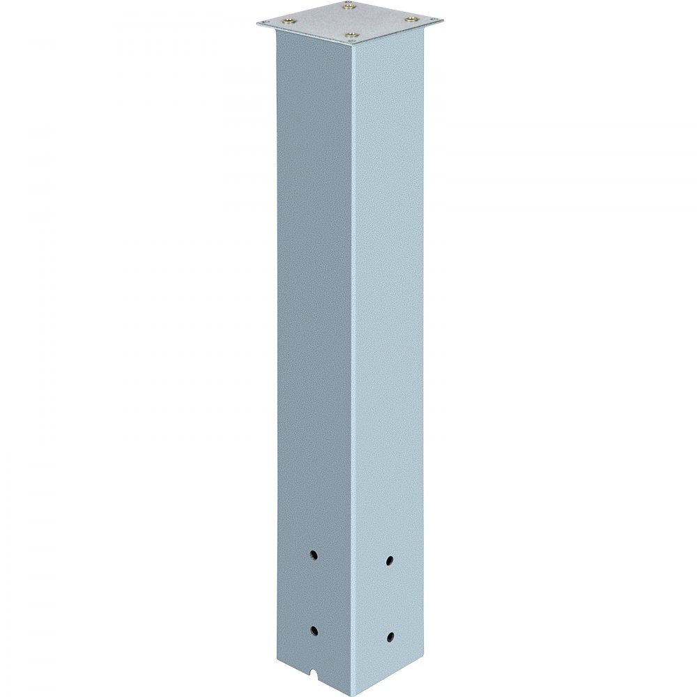 VEVOR Mailbox Post, 27" High Mailbox Stand, Granite Powder-Coated Mail Box Post Kit, Q235 Steel Post Stand Surface Mount Post for Sidewalk and Street Curbside, Universal Mail Post for Outdoor Mailbox
