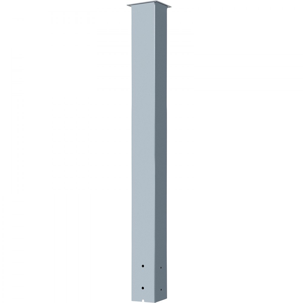 VEVOR Mailbox Post, 43" High Mailbox Stand, Granite Powder-Coated Mail Box Post Kit, Q235 Steel Post Stand Surface Mount Post for Sidewalk and Street Curbside, Universal Mail Post for Outdoor Mailbox