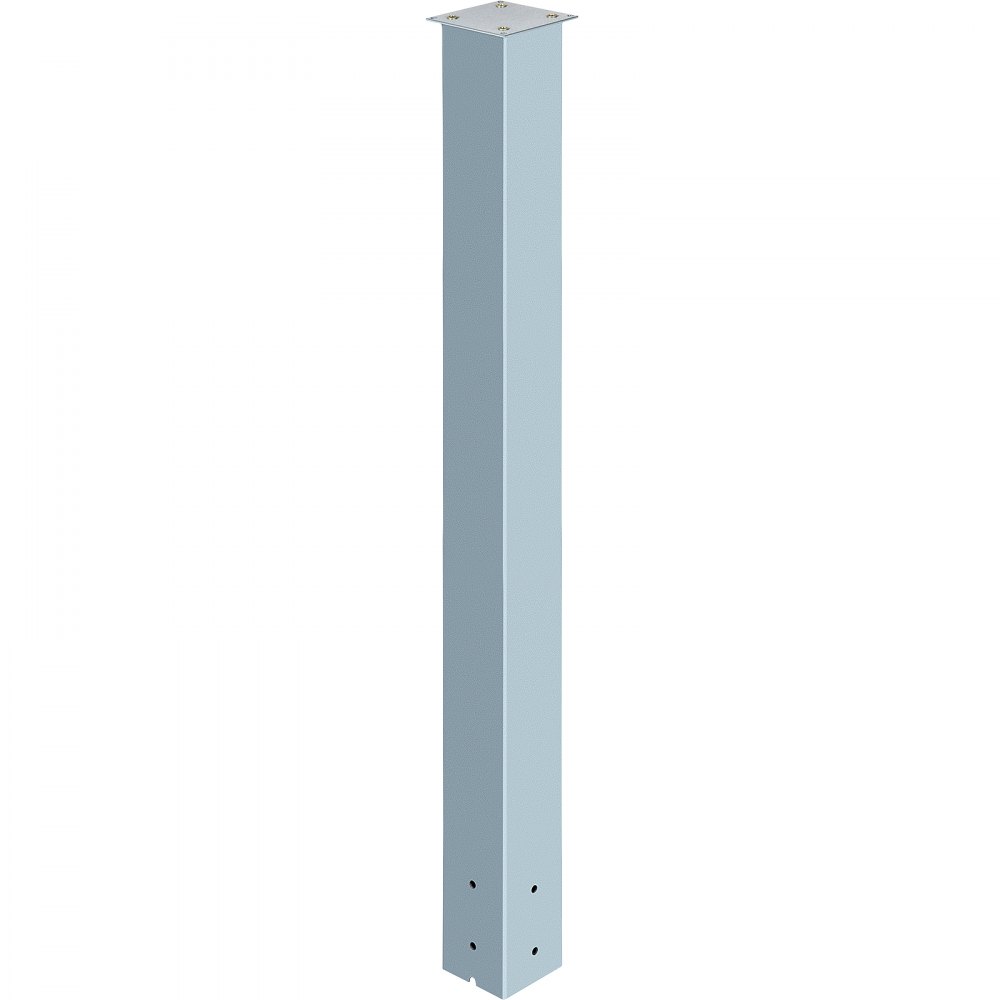 VEVOR Mailbox Post, 43" High Mailbox Stand, Granite Powder-Coated Mail Box Post Kit, Q235 Steel Post Stand Surface Mount Post for Sidewalk and Street Curbside, Universal Mail Post for Outdoor Mailbox
