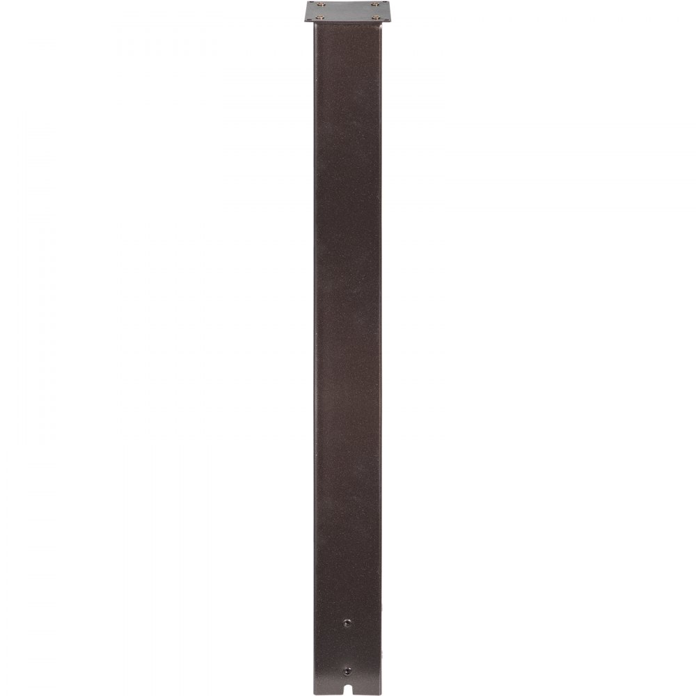VEVOR Mailbox Post, 43" High Mailbox Stand, Bronze Powder-Coated Mail Box Post Kit, Q235 Steel Post Stand Surface Mount Post for Sidewalk and Street Curbside, Universal Mail Post for Outdoor Mailbox