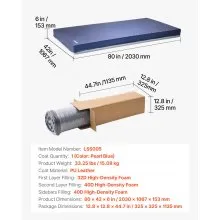 VEVOR Hospital Medical Bed Mattress 6-Inch Water Resistant Non Slip Foam 650 lbs