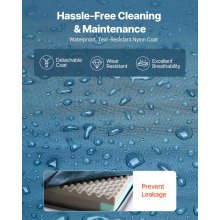 VEVOR Hospital Medical Bed Mattress 6-Inch Water Resistant Non Slip Foam 350 lbs