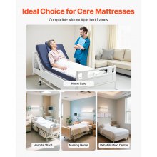 VEVOR Hospital Medical Bed Mattress 6-Inch Water Resistant Non Slip Foam 500 lbs