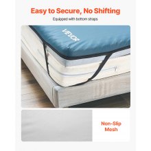 Hospital Medical Bed Mattress 3.5-Inch Water Resistant Non Slip Home Foam