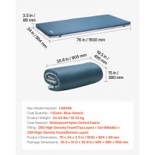 Hospital Medical Bed Mattress 3.5-Inch Water Resistant Non Slip Home Foam