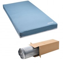 VEVOR Hospital Medical Bed Mattress 6-Inch Water Resistant Non Slip Foam 450 lbs
