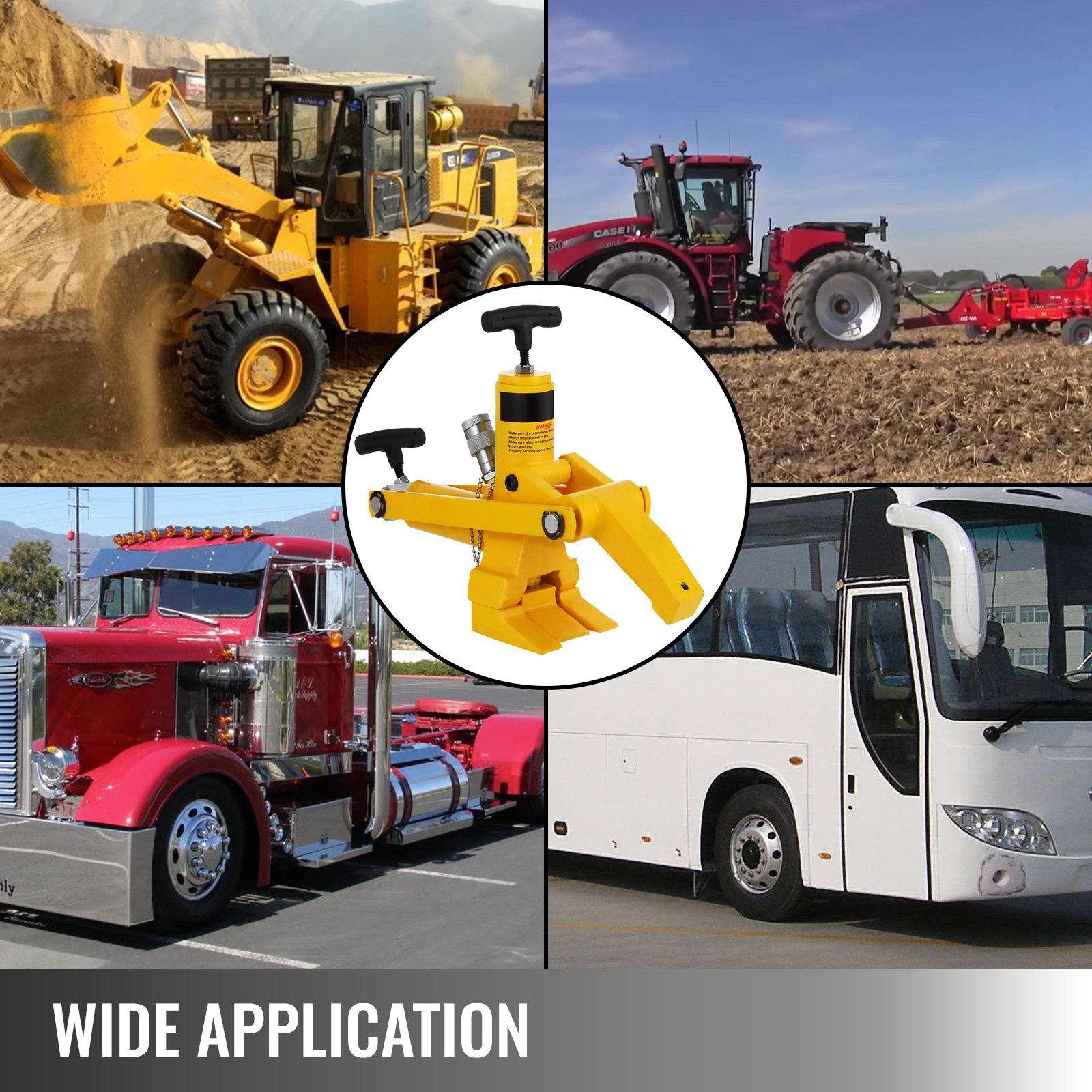 VEVOR bead breaker for tractors, trucks, buses, and construction equipment. wide application.