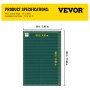 VEVOR pool safety cover dimensions: 18x38 ft, suitable for 16x36 ft pools.