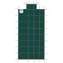 Cubierta de seguridad para piscinas VEVOR, apta para piscinas enterradas rectangulares de 5,5 x 11 m, cubierta de seguridad con escalón central de 1,2 x 3 m, cubierta de malla sólida con orificios de drenaje para piscinas, cubierta de seguridad de invierno, color verde.