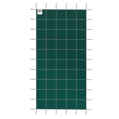 VEVOR Pool Safety Cover 18x36FT Swimming Pool Cover Rectangle Inground Safety Pool Cover Green Mesh Solid Pool Safety Cover for Swimming Pool Winter Safety Cover