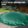 Vevor Inflatable Pool Cover Pool Safety Cover 6.5 Ft Dia. In-ground Pvc Round