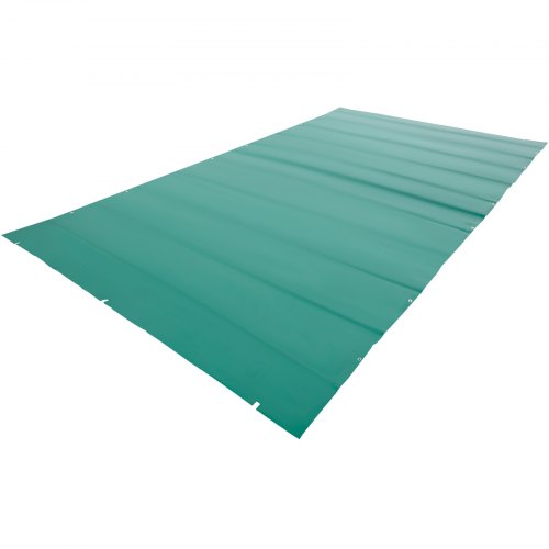 VEVOR Pool Safety Cover, 11.5x19.6 ft In-ground Pool Cover, Green PVC Pool Covers, Rectangular Safety Pool Cover In-ground Cover Solid Safety Pool Cover for Swimming Pool Winter Protection Cover