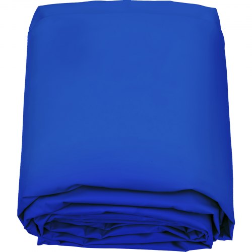 VEVOR Pool Safety Cover, 14.7 ft Dia. In-ground Pool Cover, Blue PVC Pool Covers, Round Safety Pool Cover In-ground Safety Cover Solid Safety Pool Cover for Swimming Pool Winter Protection Cover