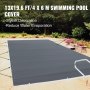 Vevor Pool Safety Cover, In-ground Pool Cover 13x26 Ft, Pvc Safety Pool Cover