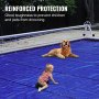 VEVOR Pool Safety Cover, 13x23 ft In-ground Pool Cover, Blue In-ground Pool Cover, PVC Pool Covers Rectangular Safety Pool Cover Solid Safety Pool Cover for Swimming Pool Winter Protection Cover