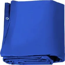 VEVOR Pool Safety Cover, 13x26 ft In-ground Pool Cover, Blue PVC Pool Covers, Rectangular Safety Pool Cover Winter Pool Cover Solid Safety Pool Cover for Swimming Pool Winter Protection Cover