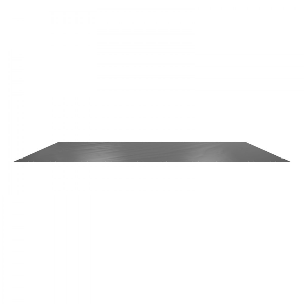 VEVOR Pool Safety Cover, 4 x8 m In-ground Pool Cover, Charcoal In-ground Pool Cover, PVC Pool Covers Rectangular Safety Pool Cover Solid Safety Pool Cover for Swimming Pool Winter Protection Cover