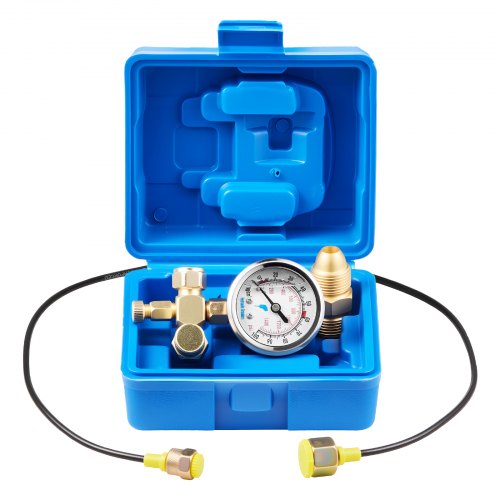 Cabilock Nitrogen Pressure Tester Gauge - Brass AC Refrigeration Diagnostic Tool