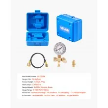 VEVOR Hydraulic Nitrogen Accumulator Charging Kit Pressure Test System 1420 PSI