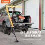 VEVOR Hydraulic Pickup Truck Crane, 453.6 kg Capacity, 360° Swivel, Hitch Mounted Crane with Three Boom Capacities of 226.8 kg, 340.2 kg & 453.6 kg, for Lifting Goods in Construction, Forestry, Factory