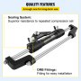 VEVOR Hydraulic Steering Cylinder 300HP, Hydraulic Steering Front Mount Hydraulic Outboard Marine Steering Kit Without Hydraulic Hose and Helm for Outboards Boat Steering System