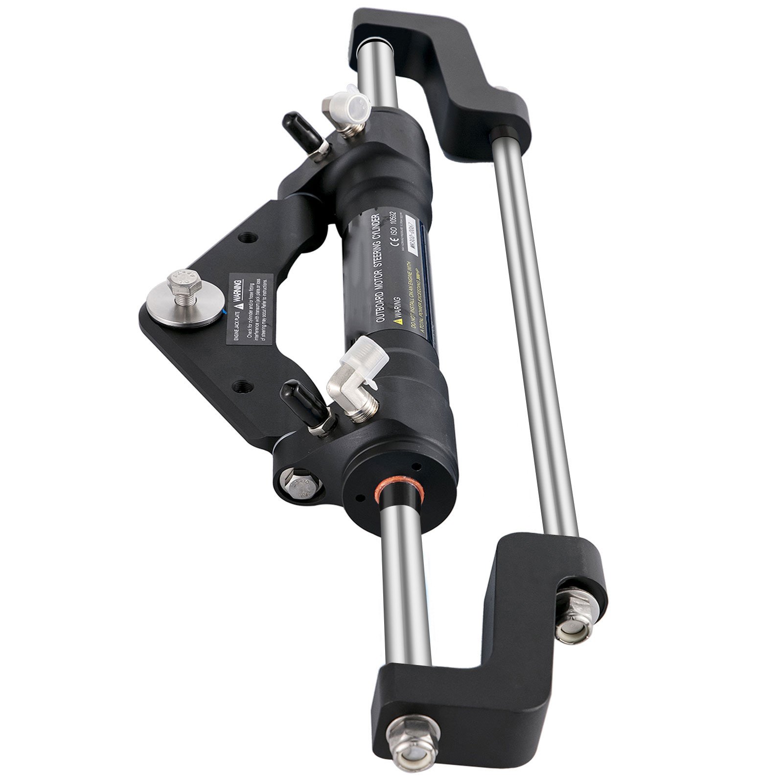 VEVOR Hydraulic Steering Cylinder 300HP, Hydraulic Steering Front Mount Hydraulic Outboard Marine Steering Kit Without Hydraulic Hose and Helm for Outboards Boat Steering System