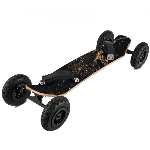 Mountainboard Tout-terrain - Skateboard Longboard 38 Pouces Pour Kiteboard Et Cross-country