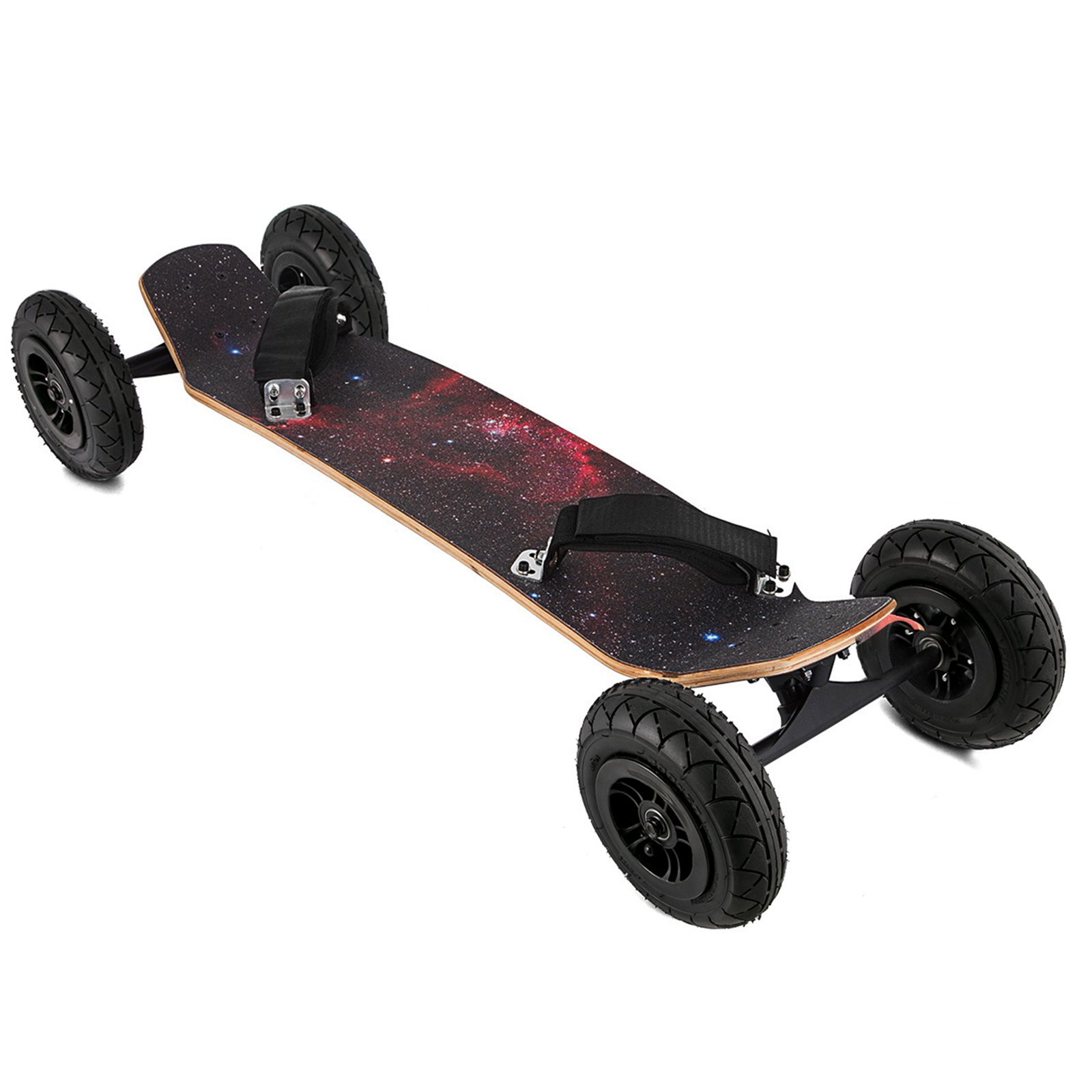 VEVOR Mountainboard 39" Cross Country Skateboard All Terrain Skateboard Longboard with Bindings for Cruising and Downhill Mountain Skateboard(Starry Sky)