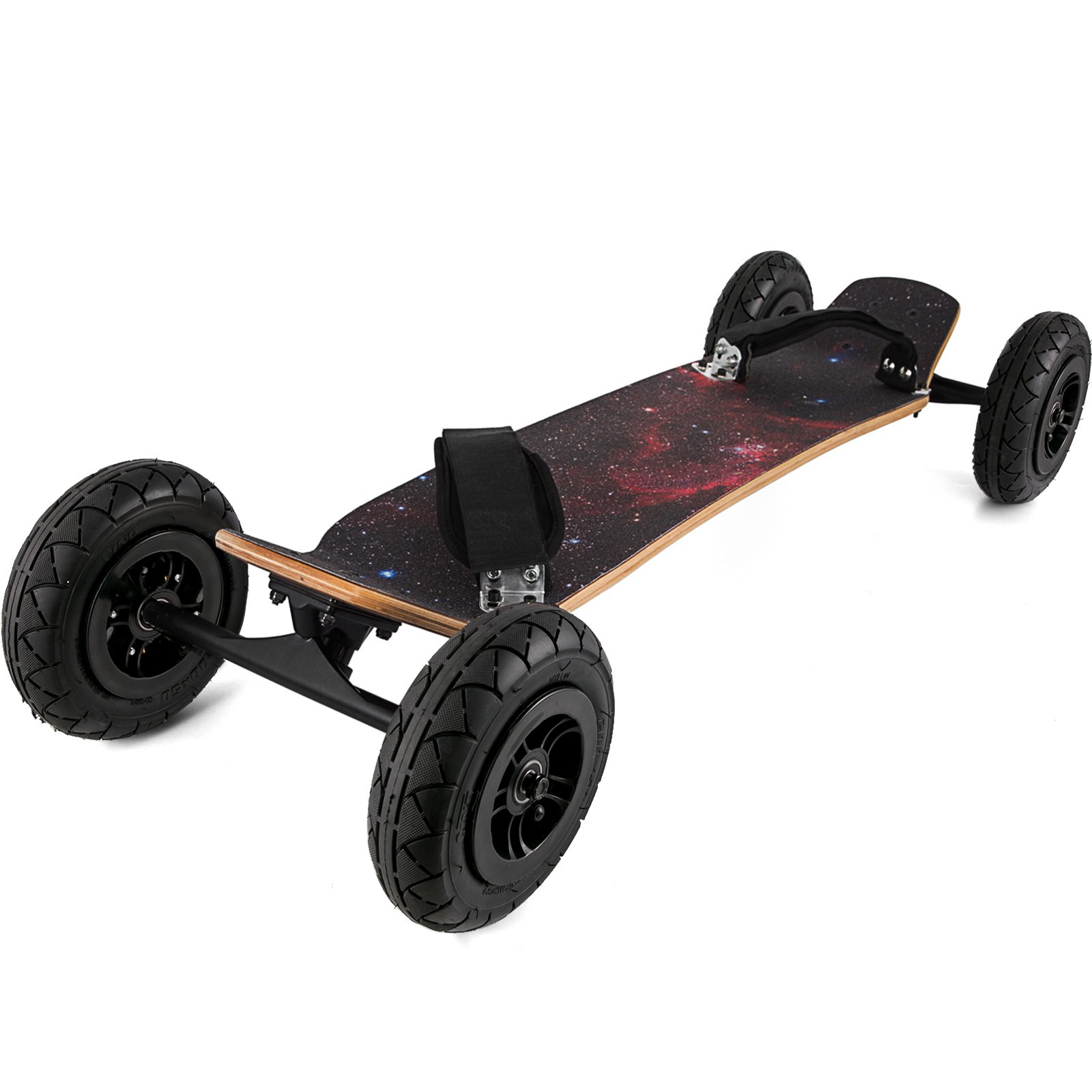VEVOR Mountainboard 39" Cross Country Skateboard All Terrain Skateboard Longboard with Bindings for Cruising and Downhill Mountain Skateboard(Starry Sky)