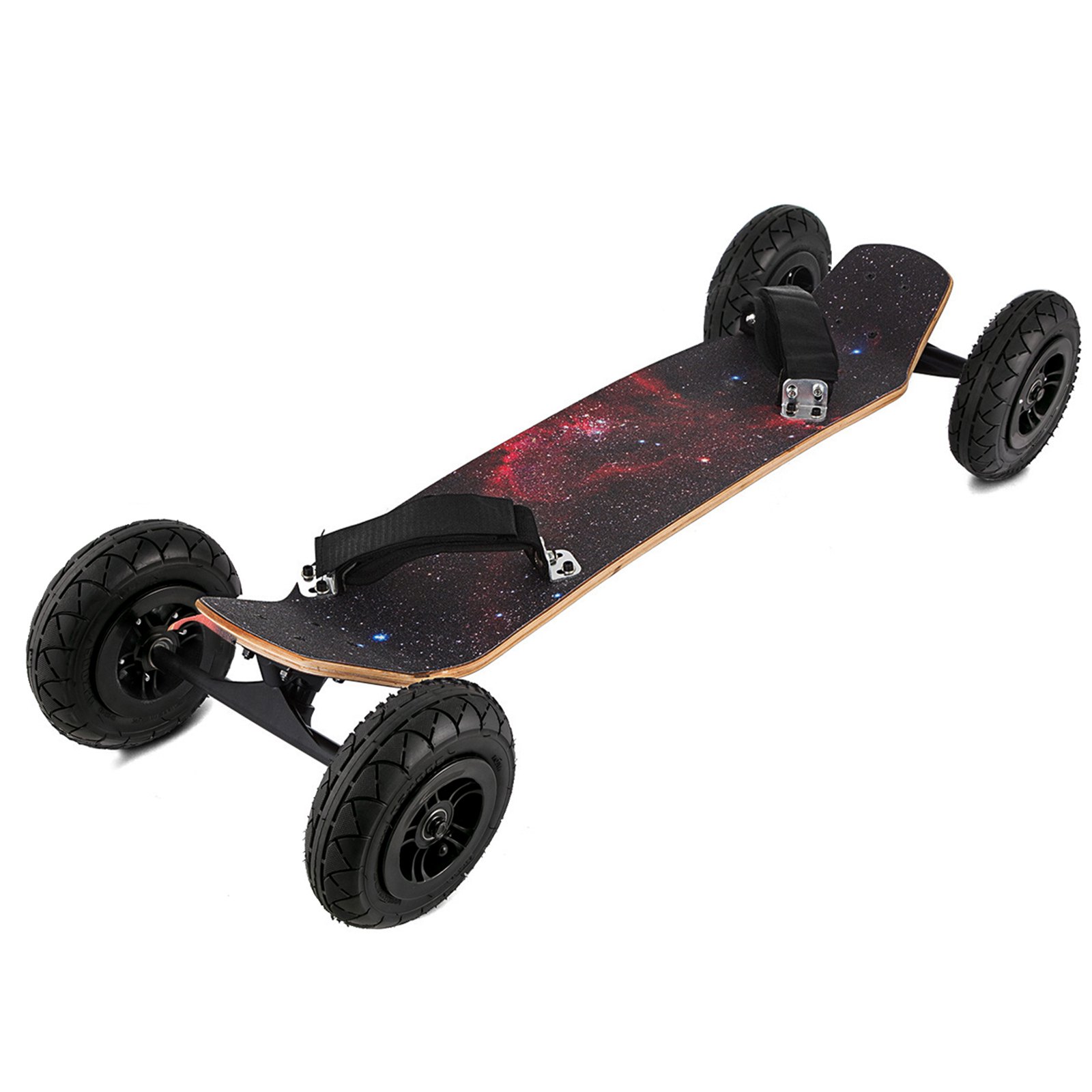 VEVOR Mountainboard 39" Cross Country Skateboard All Terrain Skateboard Longboard with Bindings for Cruising and Downhill Mountain Skateboard(Starry Sky)