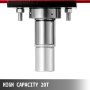 20 Tonhydraulisk press Butiksgolv Pressh-ram Heavy Duty med pedalpump