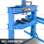 VEVOR  20 tons / 20000 kg (44000 lb) Hydraulic Shop Press Floor Press with Pump and Manometer,Heavy Duty Bottle Jack Pressing Plates