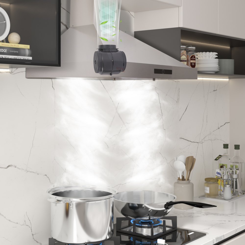 VEVOR Carbon Filter for Ductless Hoods, Range Hood Filter for Recirculation, Compatible with VEVOR TD0975G-CC-I1 Range Hood, 2-Pack Charcoal Filters, Easy Installation, for Ductless/Ventless Option