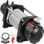 VEVOR Industrial Hydraulic Winch 4535kg, Hydraulic Anchor Winch with 24m Strong Steel Cable, Hydraulic Drive Winch Adapter Kit, Utility Winch with Mechanical Lock for Tacoma Yukon Hummer, etc.