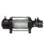 VEVOR Industrial Hydraulic Winch 10,000lbs, Hydraulic Anchor Winch with 24m Strong Steel Cable, Hydraulic Drive Winch Adapter Kit, Utility Winch with Mechanical Lock for Tacoma Yukon Hummer, etc.