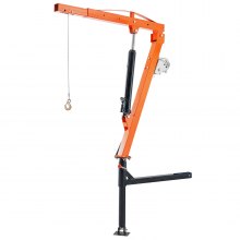 VEVOR Hydraulic Pickup Truck Crane Hoist Crane 500 lbs 360° Swivel Hoist Lift