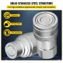 Hydraulic Coupler Hydraulic Quick Coupler 1/2" NPT Bobcat Skid Steer Connect