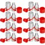 Acoplamiento hidráulico de conexión rápida VEVOR para minicargadora de 1/2" NPT (8 pares), 8 pares, 27,6 MPa (ISO 16028)