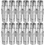 VEVOR Skid Steer Hydraulic Quick Connect 1/2\" Body Hydraulic Coupler 1/2\" NPT Hydraulic Coupling Quick Connect 2 Pairs Hydraulic Quick Coupler 27.6 MPa (ISO 16028) (12 Pairs)