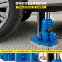 VEVOR Hydraulic Toe Jack, 15 Ton On Toe, 30 Ton On Top Lift Capacity Machine Jack, 6-1/5 in Stork Air Hydraulic Toe Jack, Heavy-Duty Steel Hydraulic Claw Jack for Machinery, Industry