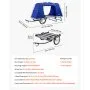 VEVOR Bike Camper Trailer Tent 300 lbs Static Load Folding Bicycle Wagon, with 16-Inch Wheels, PU2000 Coating, Carbon Steel Frame, Quick Setup, Fits 22-28 in Wheels, for Off-Road Bike Camping & Cargo