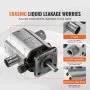 VEVOR Hydraulic Log Splitter Pump, 11GPM, 2 Stage 3000PSI Wood Log Splitter Pump, 1'' Inlet 1/2'' NPT Outlet 3600 RPM Aluminum Hydraulic Gear Pump, for Small Engine Mounting Log Splitters Snowplow