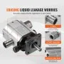 VEVOR Hydraulic Wood Log Splitter Pump Kit, 13 GPM, 2 Stage 4000 PSI Aluminum Hydraulic Gear Pump, with Coupling Installation Base 1/2'' NPT Outlet 3600 RPM, for Small Engine Mounting Log Splitter