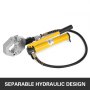 Split Hydraulic A/c Hose Crimper Kit Crimping Set Hose Fittings W/ Cp-180 Pump