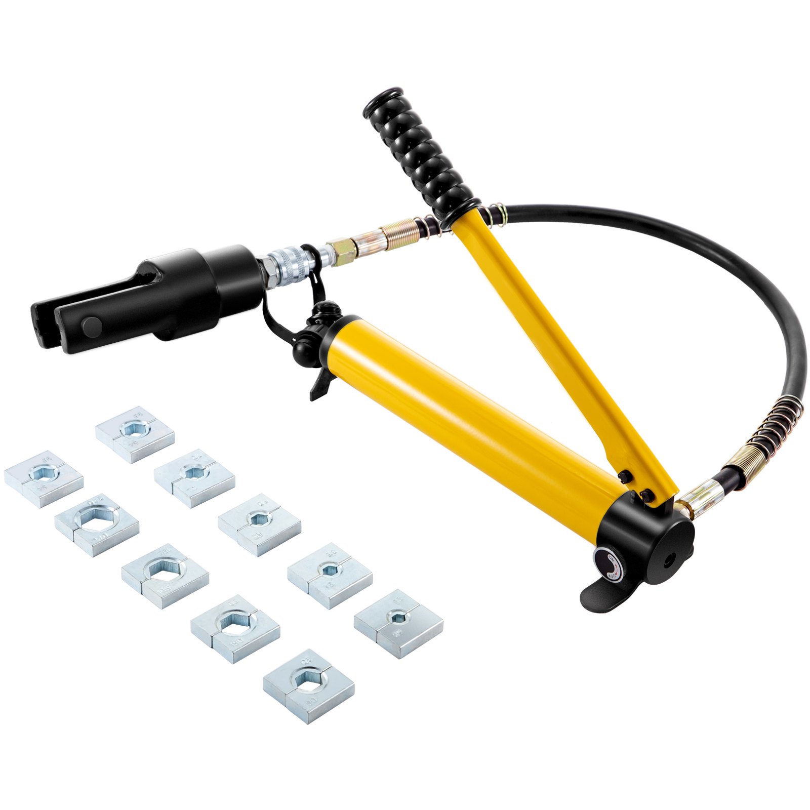 Split Hydraulic Clamp Wire Crimper Crimping Tool w/ 16Ton Pump 11 Dies 16-300mm²